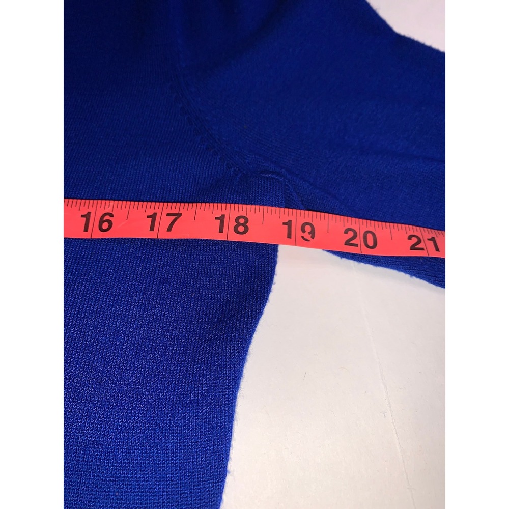 Maurices Womens Royal Blue V-Neck Button Front 3/4 Sleeve Cardigan Sweater Large - Picture 12 of 16